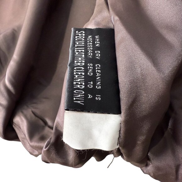 Adventure Bound Mens Brown Leather Jacket W/ Thinsulate Liner Removable Size L - Picture 14 of 14